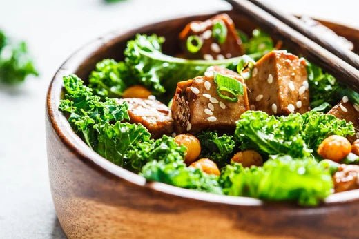 Spicy Kale Tofu Scramble