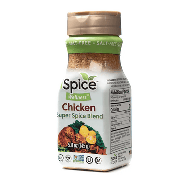 iSpice | Salt-Free Chicken Seasoning | 5.11 oz | Mixed Spice & Seasoning | Halal | Kosher|Sugar Free