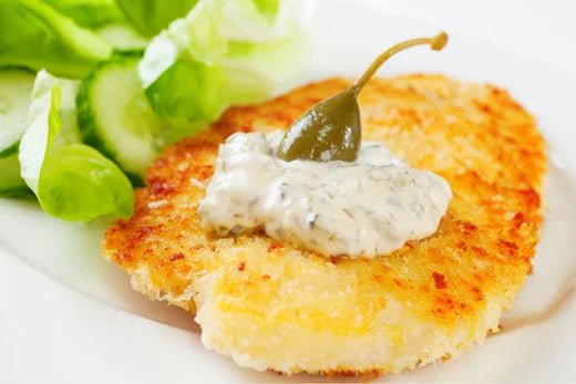 Baked Fish Sticks With Tartar Sauce