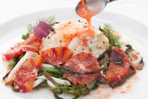 Orange and Cod Parcels