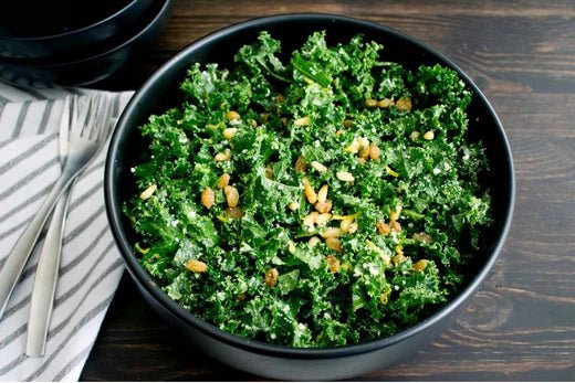 Lemon Lima Beans with Kale