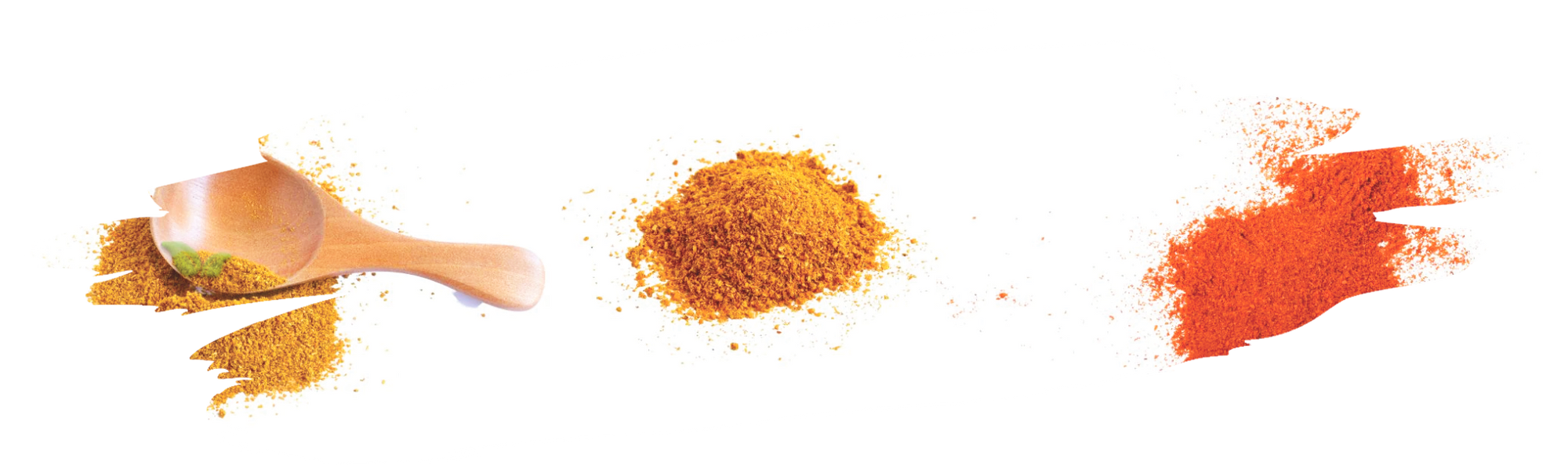 bowls of curry powder demonstrating spice blend diversity and richness