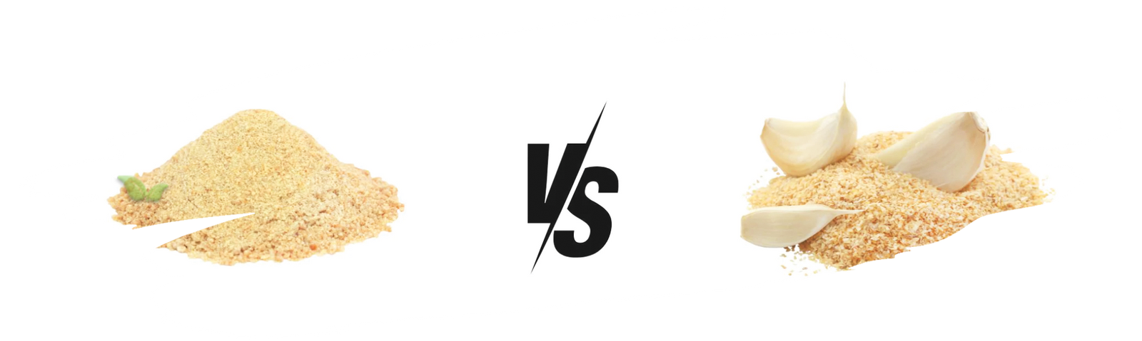 comparison of asafoetida and garlic powders demonstrating flavor substitutes