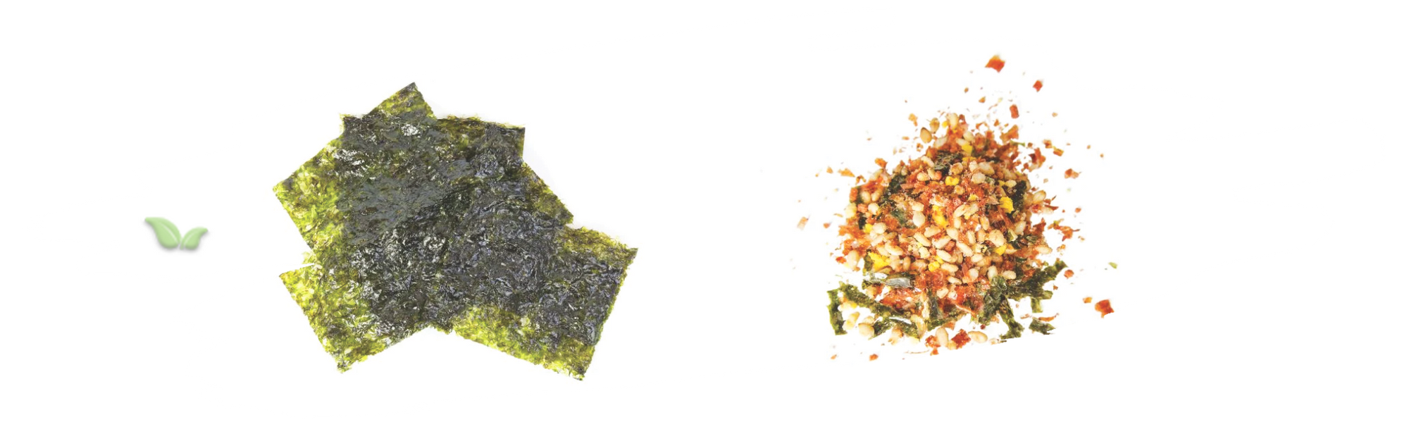 chef sprinkling furikake with meat and fish demonstrating modern flavor twist