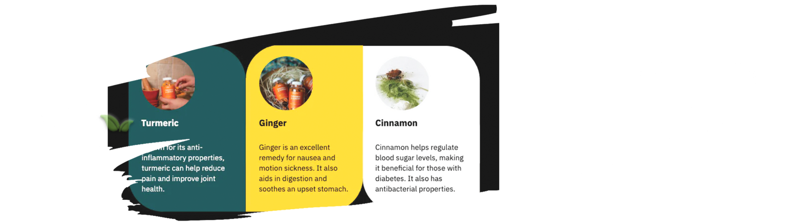 chef arranging turmeric cinnamon and ginger demonstrating nutritious spice power