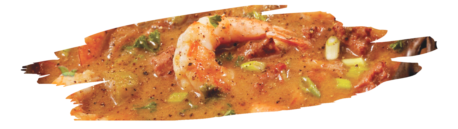 spoonful of filé seasoning displayed demonstrating its role in creole cooking