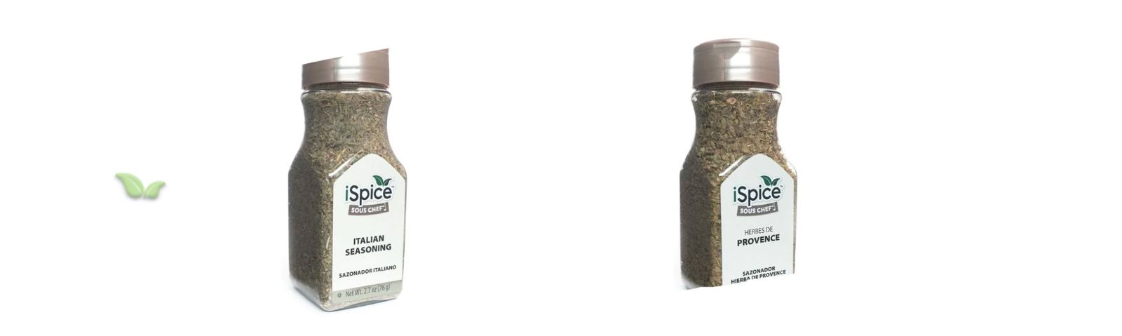 comparison of seasoning mixes demonstrating mediterranean and french flavor profiles