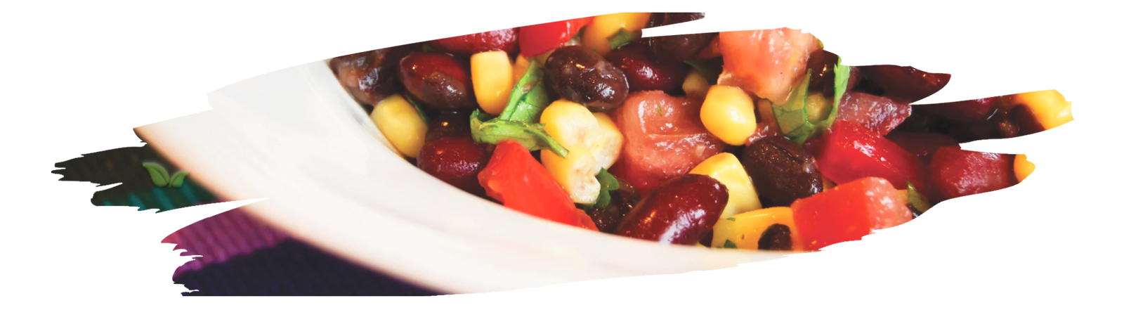 chef preparing fiesta bowl demonstrating balanced mix of grains protein and veggies