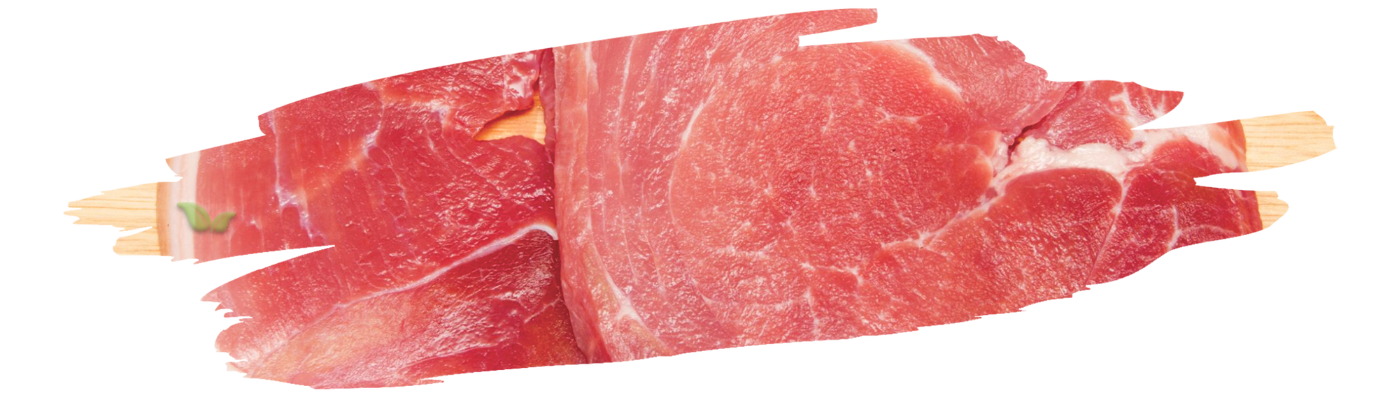 chef sprinkling seasoning on ham steak demonstrating flavor enhancement