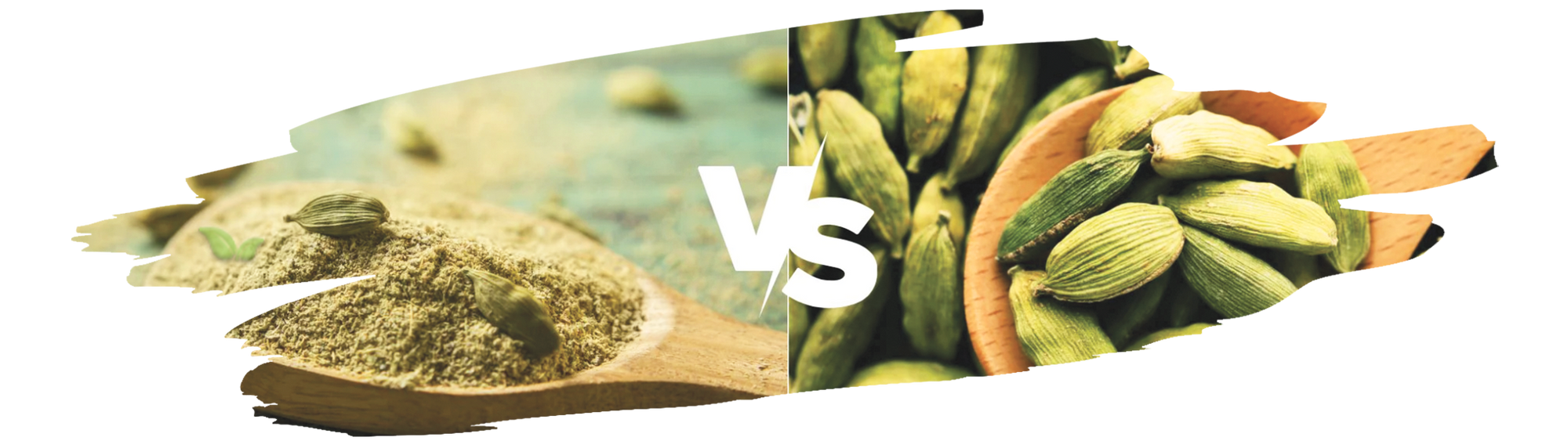Vibrant cardamom pods versus ground powder for culinary use