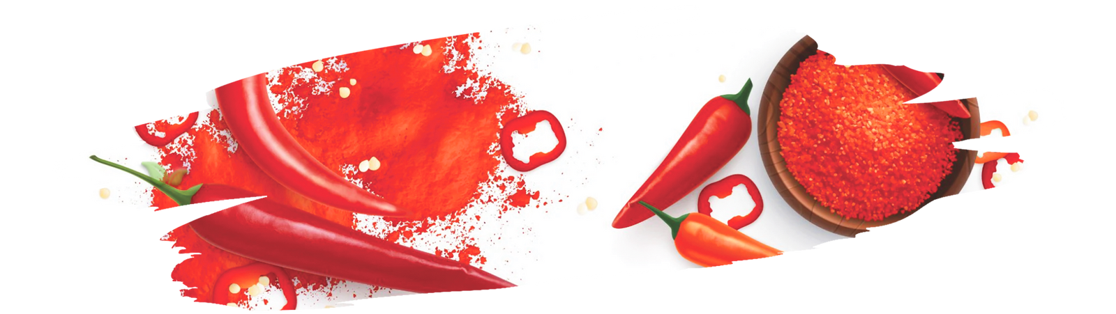 variety of chili peppers arranged by spiciness representing scoville heat unit measurement