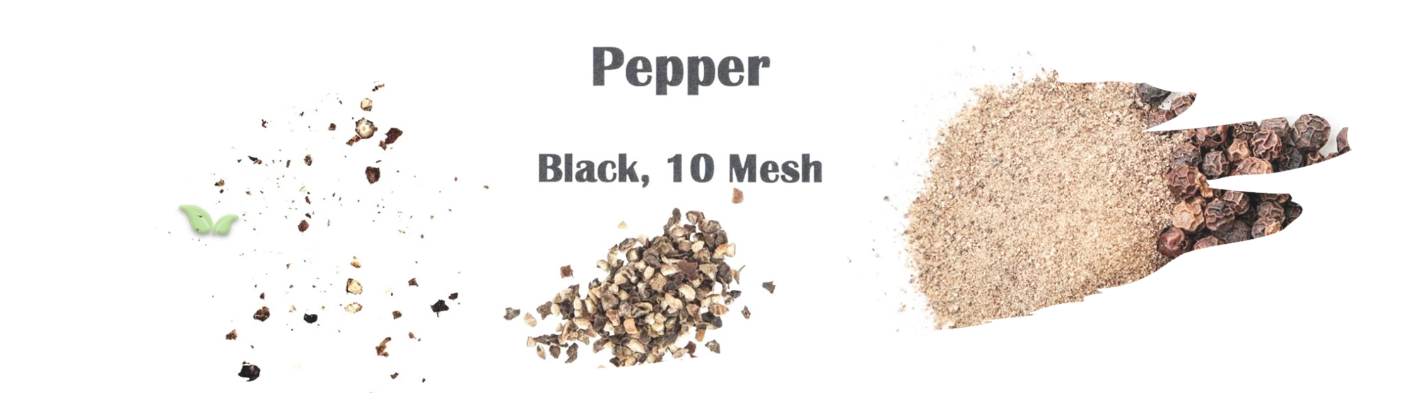 bowl of coarse ground black pepper used for seasoning meats and savory dishes