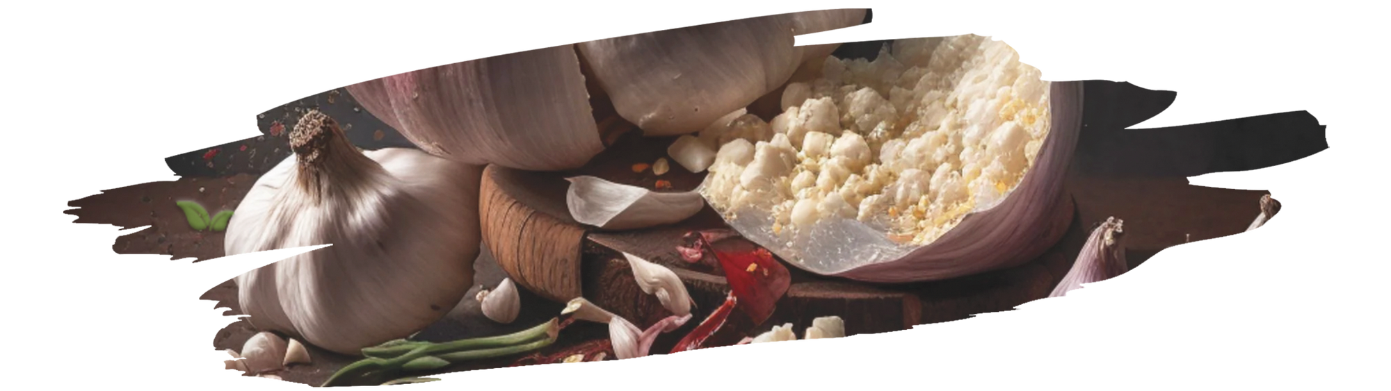 Chef mixing garlic powder and black pepper to create a flavorful seasoning blend.