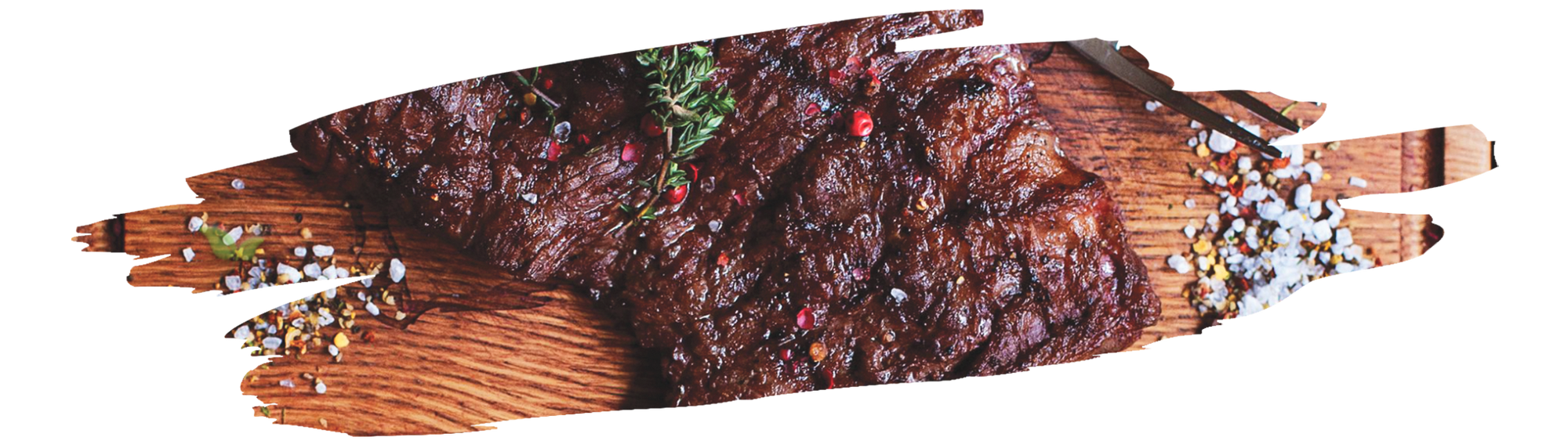 Grilled steak prepared with Canadian steak seasoning showing coarse pepper blend versus regular fine mix