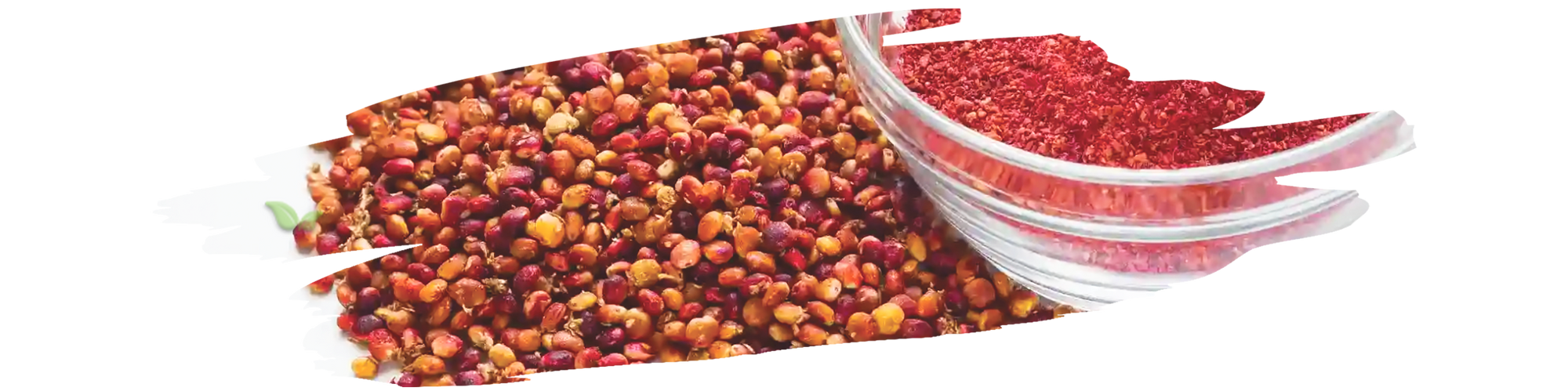 Ground sumac used as a spice rich in antioxidants and known for its health benefits.