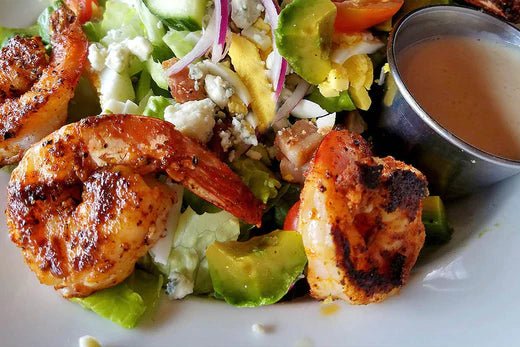 Seared Shrimp Cobb Salad