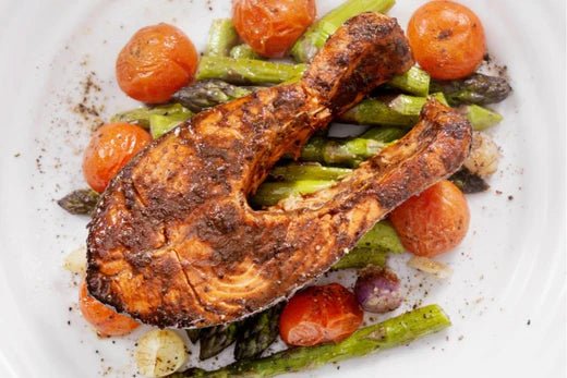 Spiced Roasted Salmon Steaks