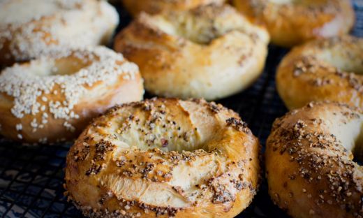 Bagel Toppings Before Baking
