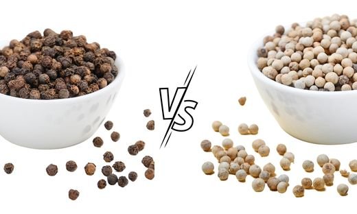 Black Pepper Vs White Pepper