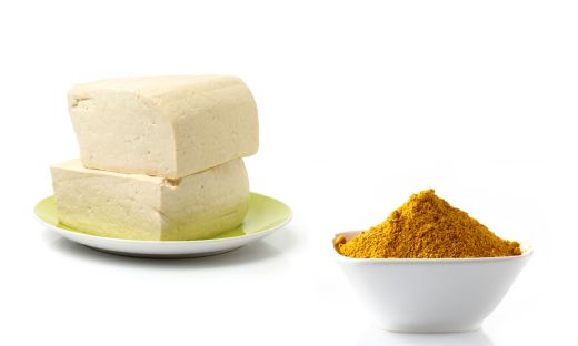 Tofu and Curry Powder: A Match Made in Heaven.