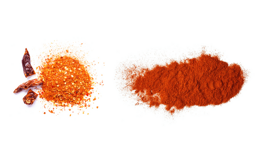 Chili Flakes vs. Paprika