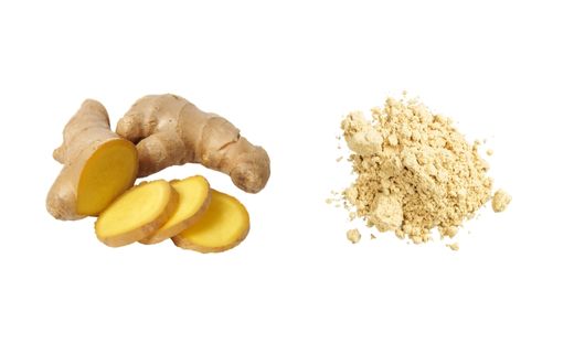 Ground Ginger vs. Fresh Ginger