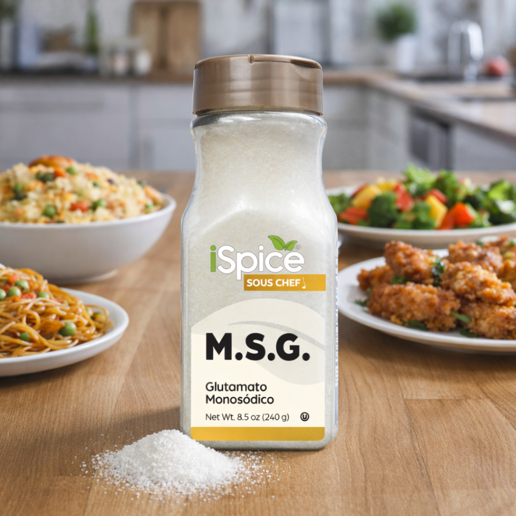 iSpice MSG Enhancer 8.5 oz gourmet spice kosher food grade bottle