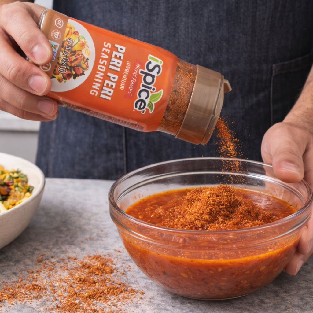 iSpice Peri Peri Seasoning 5.78 oz spicy mixed spice blend halal kosher