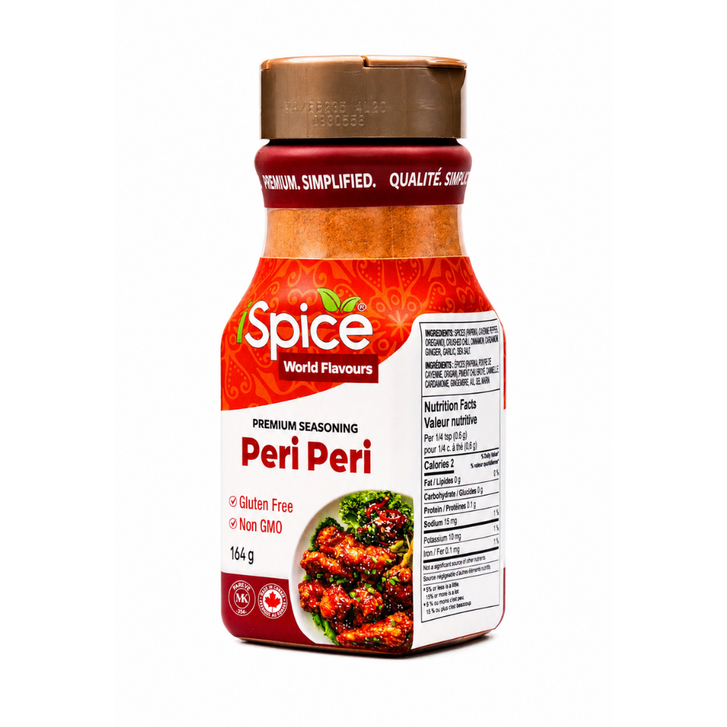 iSpice | Peri Peri Seasoning | 5.78 oz | Mixed Spice & Seasoning | Halal | Kosher | Non GMO