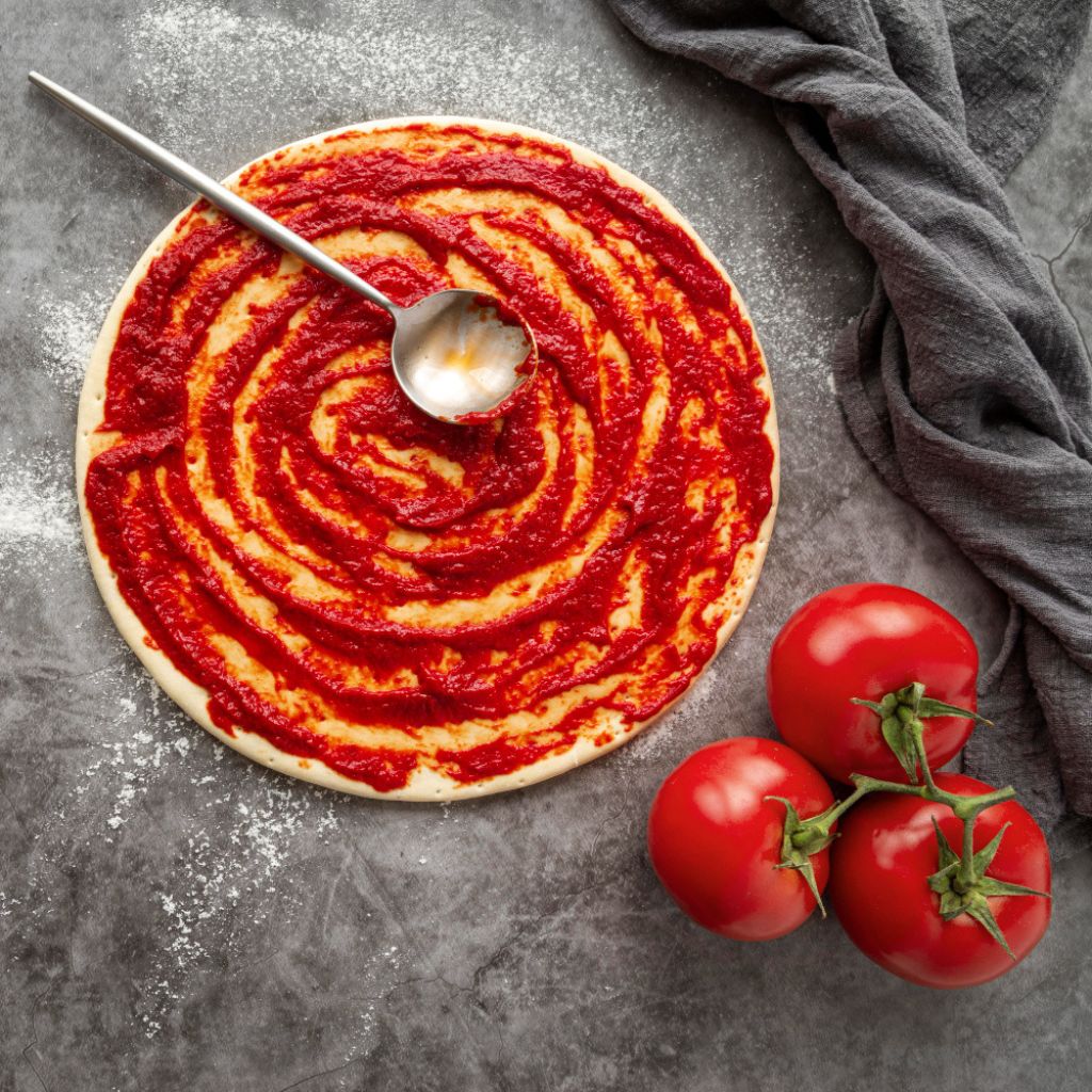 Pizza sauce seasoning and Italian cuisine Pizza sauce seasoning and garlic Pizza sauce seasoning and herbs Pizza sauce seasoning and oregano Pizza sauce seasoning and basil Pizza sauce seasoning and red pepper flakes