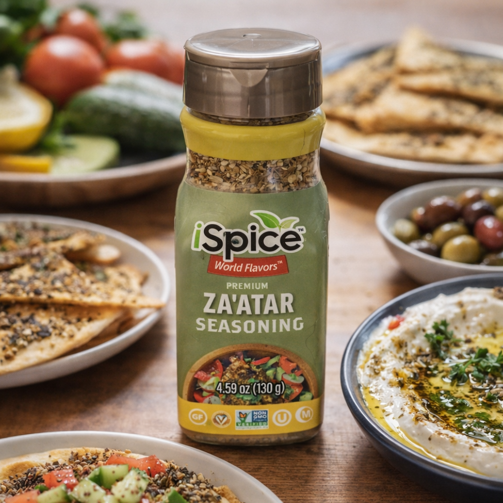 iSpice Zaatar Seasoning 4.59 oz traditional herb and sesame blend