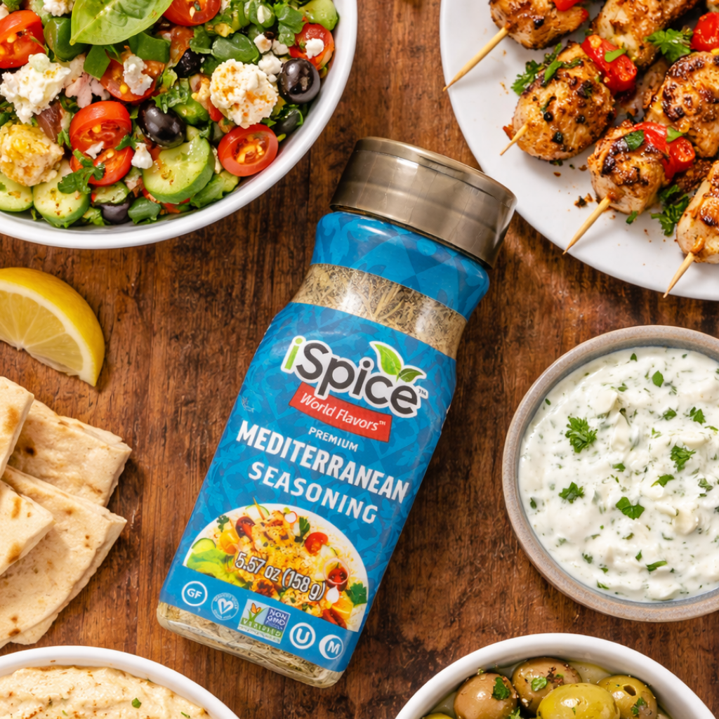 iSpice Mediterranean Seasoning 5.57 oz herb and garlic flavor blend