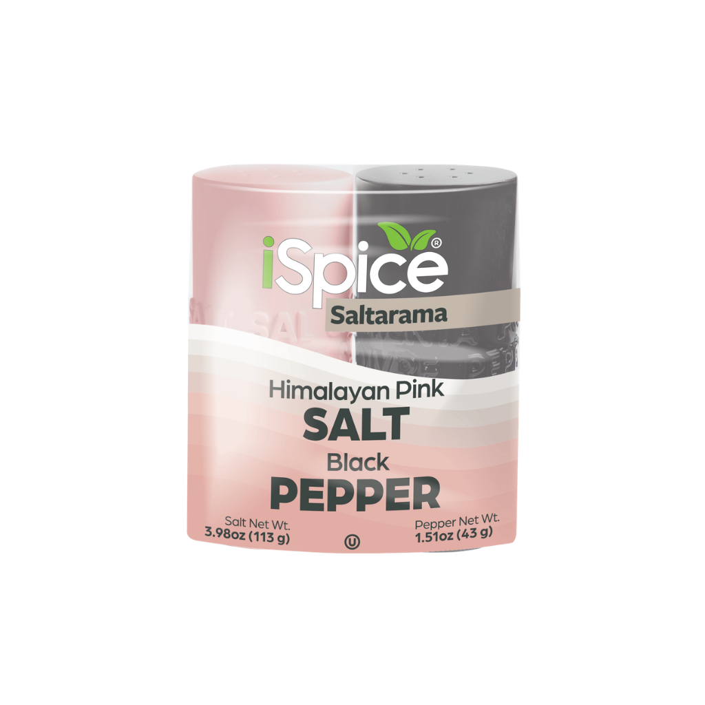 iSpice Saltarama | Himalayan Salt & Pepper - Twin Shaker | 12*43 gr