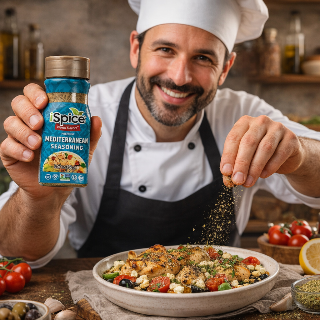 iSpice Halal Mediterranean Seasoning 5.57 oz kosher mixed spices