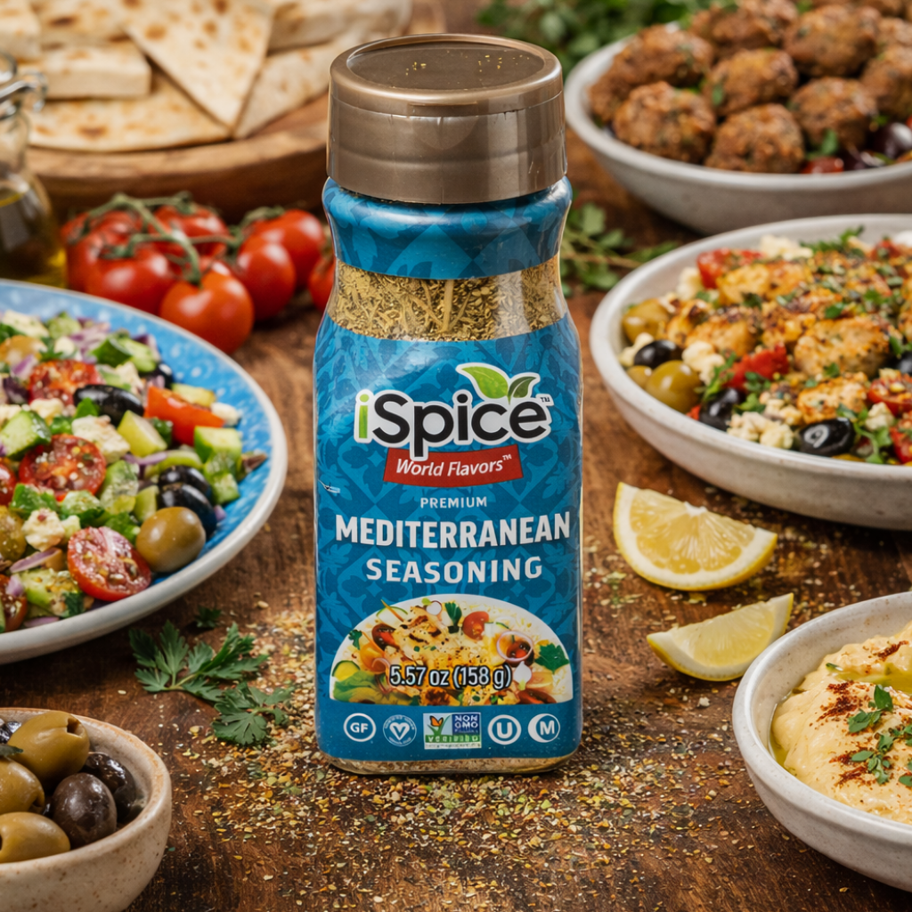 iSpice Mediterranean Seasoning 5.57 oz seasoning for chicken and vegetables