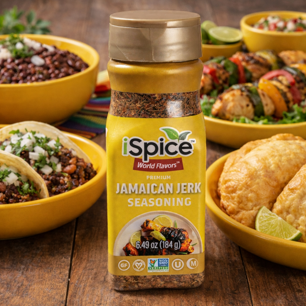 iSpice Halal Jamaican Jerk Seasoning 6.49 oz kosher vegan spice mix