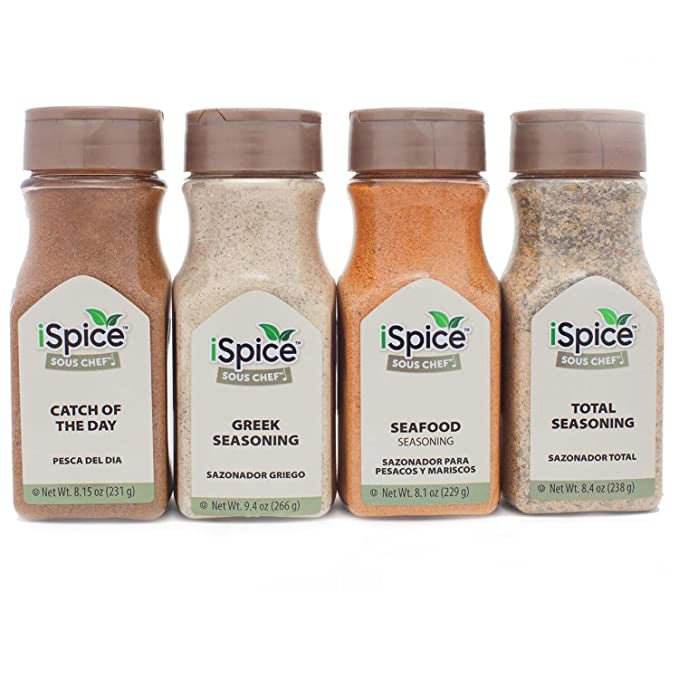 iSpice | 4 pack Spices and Seasoning | Aquachef | Mixed Spices & Seasonings Gift Set | Kosher - iSpice You