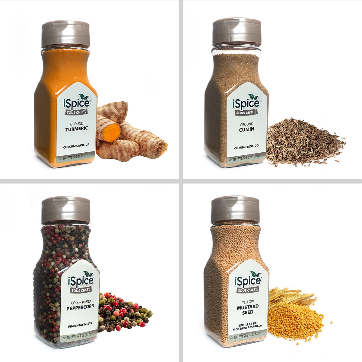 Herb pantry assortment Blended spices package Full-range herb and spice set