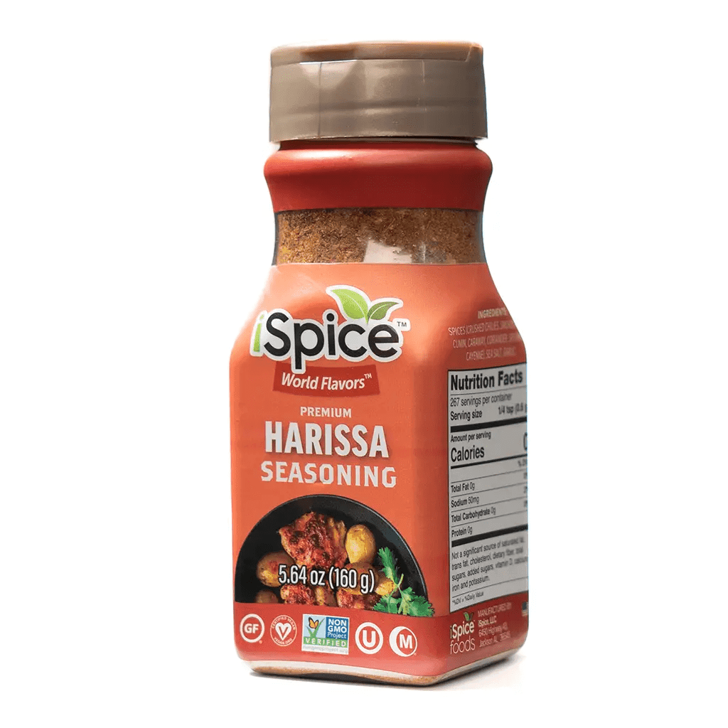 iSpice | Harissa Seasoning | 5.64 oz | Mixed Spice & Seasoning | Halal | Kosher | Non GMO |Vegan - iSpice You