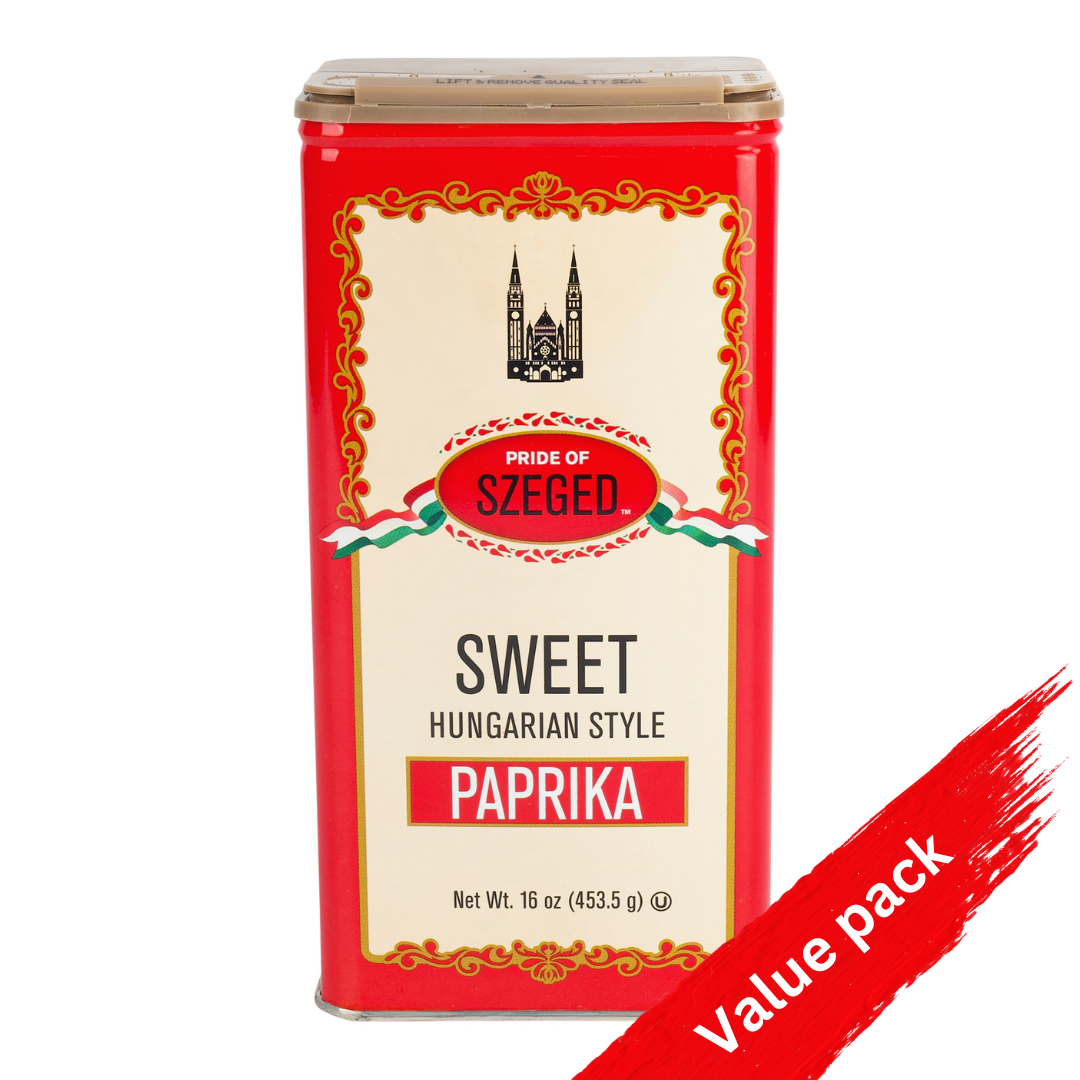 Szeged | Pride of Szeged Hungarian Style Sweet Paprika – 16 oz (Value Pack)