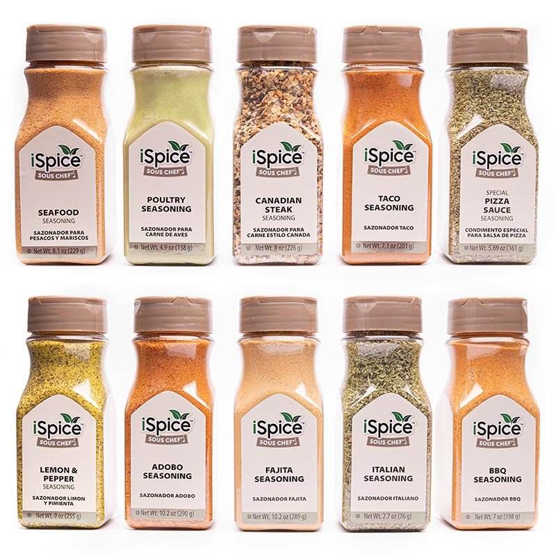 iSpice | 10 Pack of Seasonings | Mix and Match | Mixed Spices & Seasonings Gift Set | Kosher - iSpice You