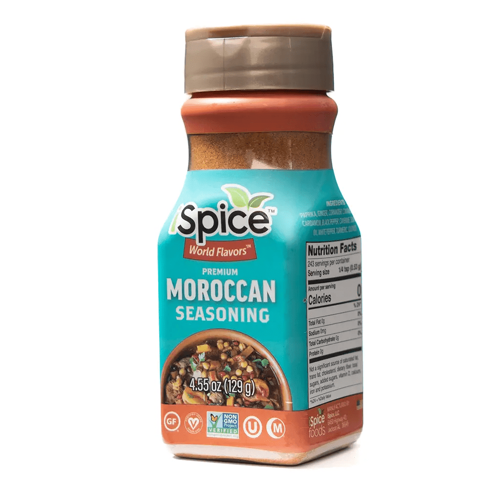 iSpice | Moroccan Seasoning | 4.55 oz | Mixed Spice & Seasoning | Halal | Kosher | Non GMO | Vegan - iSpice You
