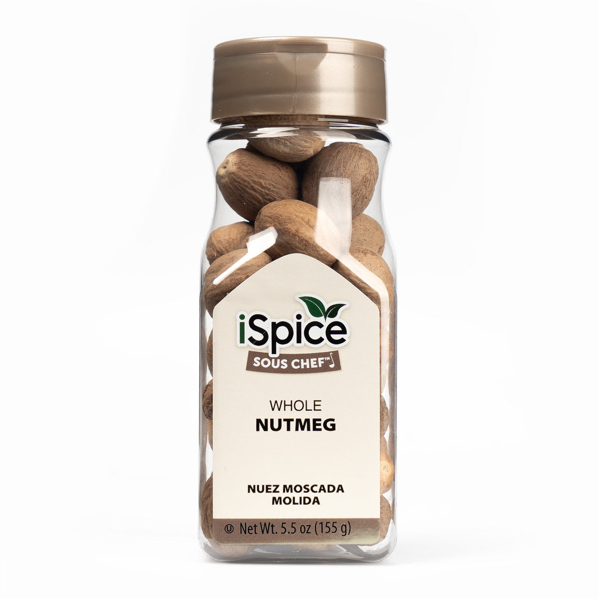 iSpice | Nutmeg Whole | 5.5 oz | Gourmet Spice | Kosher | Fresh harvest