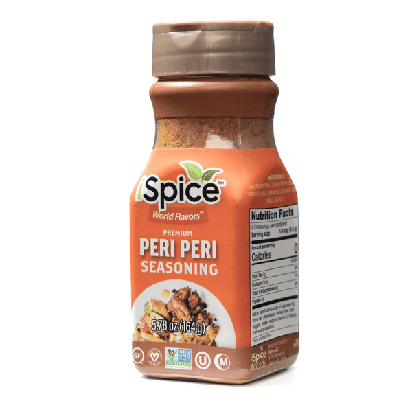 iSpice | Peri Peri Seasoning | 5.78 oz | Mixed Spice & Seasoning | Halal | Kosher | Non GMO - iSpice You