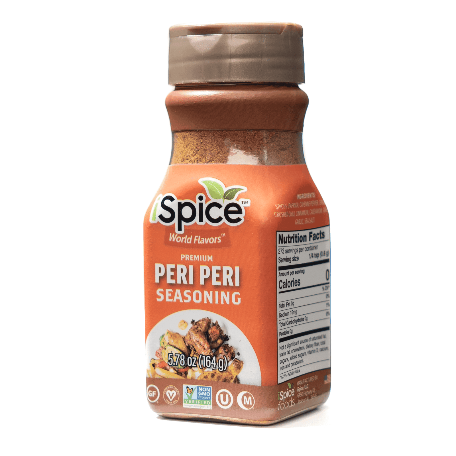 iSpice | Peri Peri Seasoning | 5.78 oz | Mixed Spice & Seasoning | Halal | Kosher | Non GMO - iSpice You