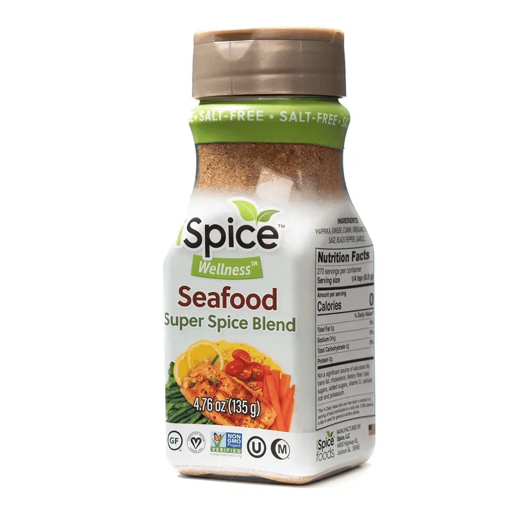 iSpice | Salt-Free Seafood Seasoning | 4.76 oz | Mixed Spice & Seasoning | Halal | Kosher|Sugar Free - iSpice You