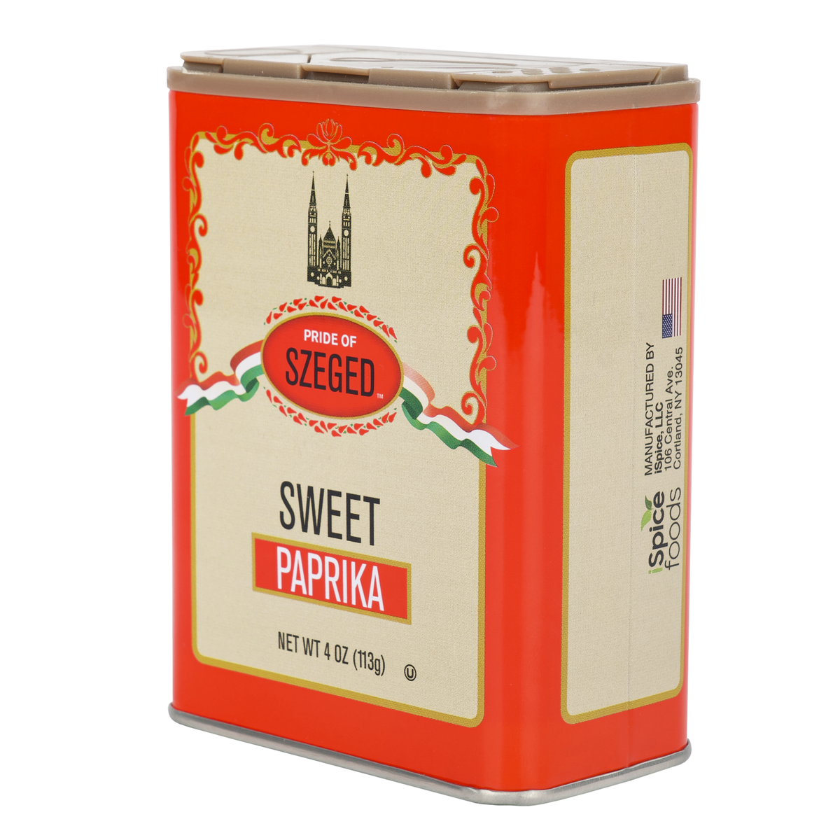 Szeged | Pride of Szeged Sweet Paprika Powder | 4 oz | Gourmet Spice | 1-Pack