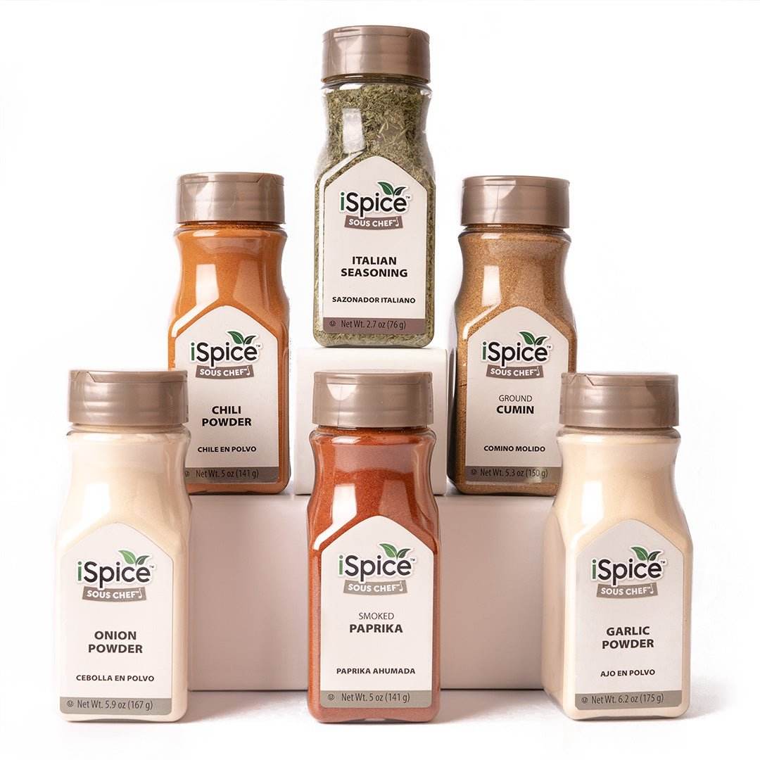 iSpice | 6 Pack of Spices and Herbs | Tangy | Mixed Spices & Seasonings Gift Set | Kosher - iSpice You