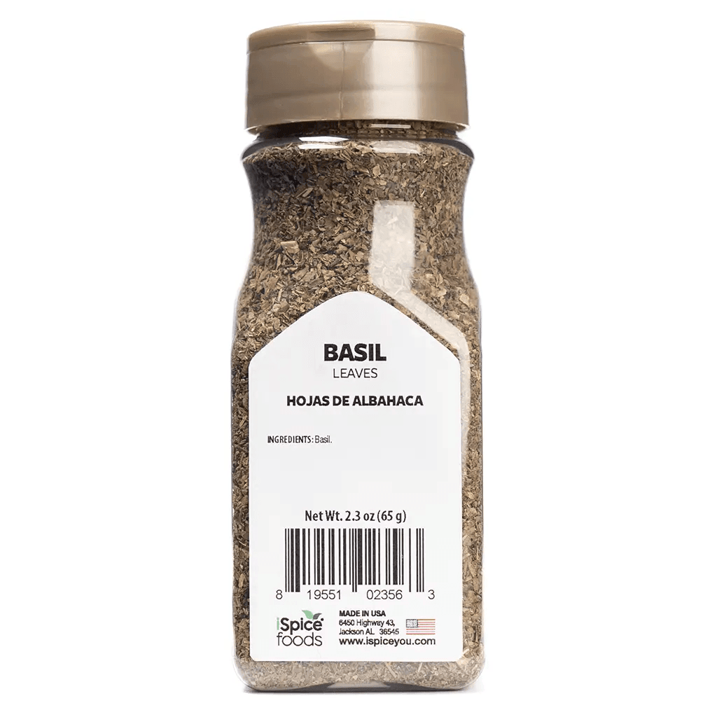 iSpice | Basil Leaves | 2.3 oz | Premium Herbs | Kosher | Halal | Aromatic Herb - iSpice You
