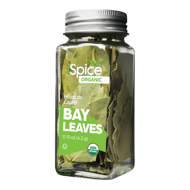 iSpice | Organic Bay Leaf | 0.15 oz | Premium Herbs | Kosher | USDA Organic Certified